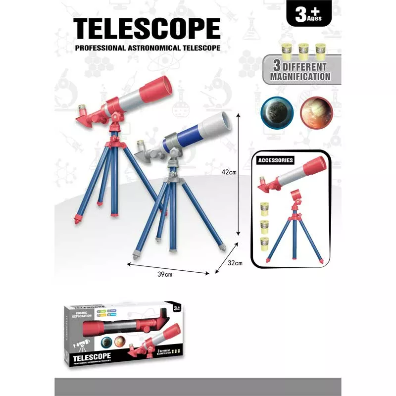 STEAM set - Children's telescope with different magnifications