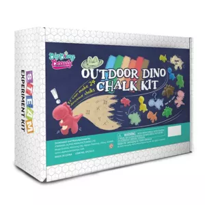 STEAM kit - Make your own colorful chalk - Dino