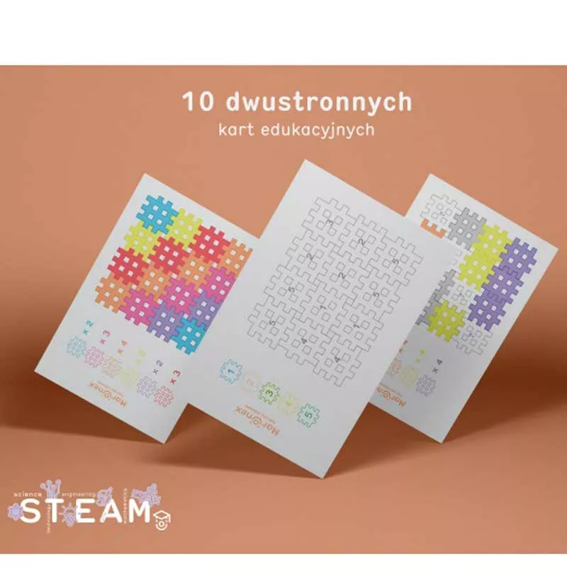 STEAM waffle maker in pastel colors - 300 pieces