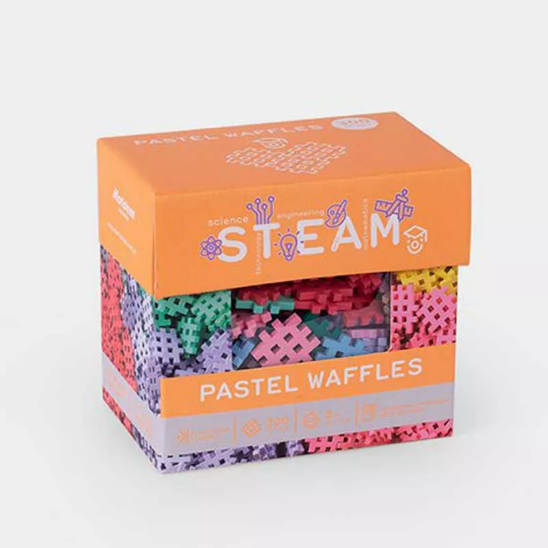 STEAM waffle maker in pastel colors - 300 pieces