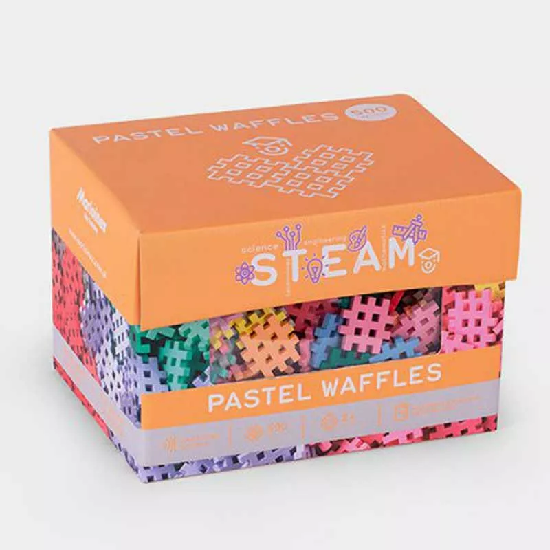 STEAM waffle maker in pastel colors - 500 pieces