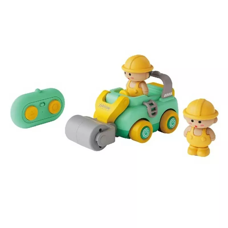 Construction trucks with sound and remote control - green