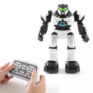 Dancing STEM robot with two control modes, white