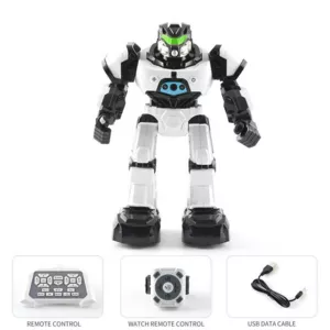 Dancing STEM robot with two control modes, white