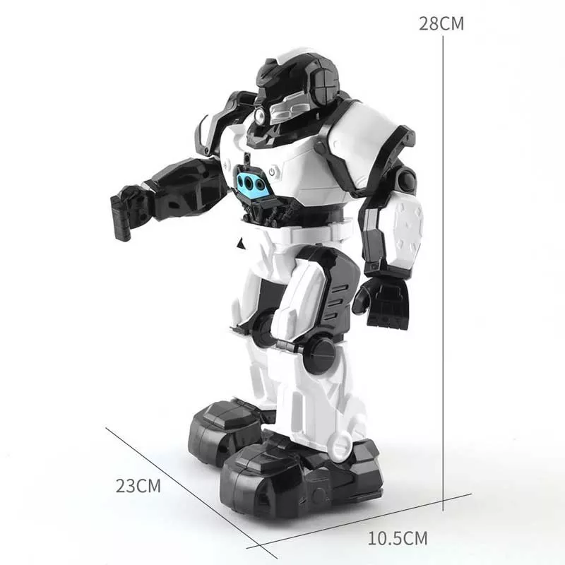 Dancing STEM robot with two control modes, white