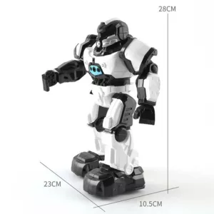 Dancing STEM robot with two control modes, white