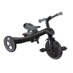 Tricycle 4 in 1 GLOBBER EXPLORER TRIKE DELUXE PLAY with canopy in black color