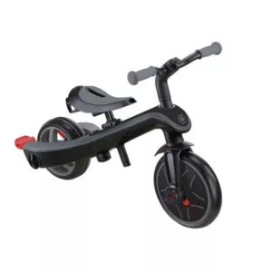 Tricycle 4 in 1 GLOBBER EXPLORER TRIKE DELUXE PLAY with canopy in black color