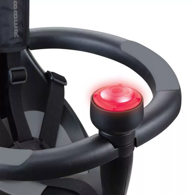 Tricycle 4 in 1 GLOBBER EXPLORER TRIKE DELUXE PLAY with canopy in black color