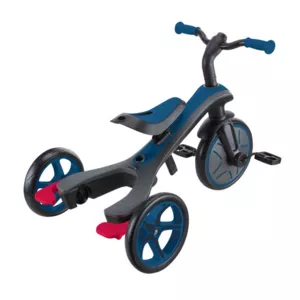 Tricycle 4 in 1 GLOBBER EXPLORER TRIKE with canopy in royal blue color