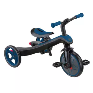 Tricycle 4 in 1 GLOBBER EXPLORER TRIKE with canopy in royal blue color