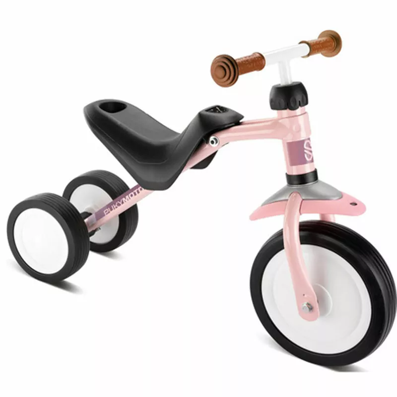 Tricycle for children with adjustable seat PUKY PUKYMOTO, pastel pink