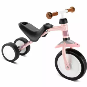 Tricycle for children with adjustable seat PUKY PUKYMOTO, pastel pink