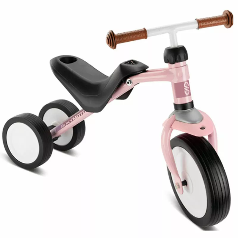 Tricycle for children with adjustable seat PUKY PUKYMOTO, pastel pink