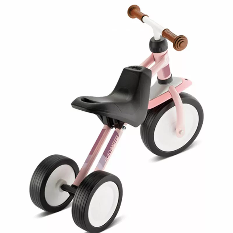 Tricycle for children with adjustable seat PUKY PUKYMOTO, pastel pink