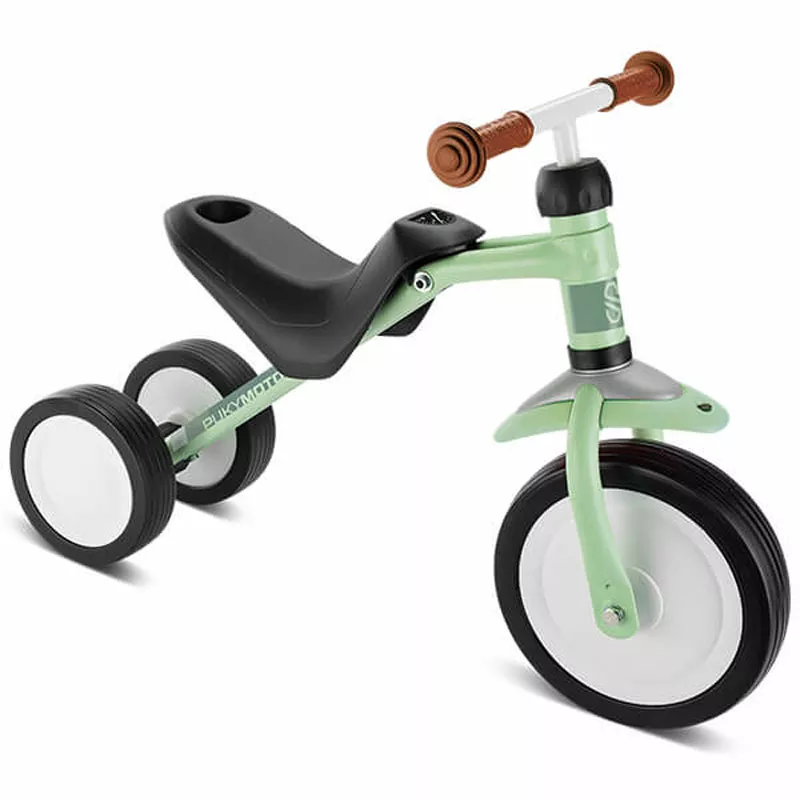 Children's tricycle with adjustable seat PUKY PUKYMOTO, pastel green