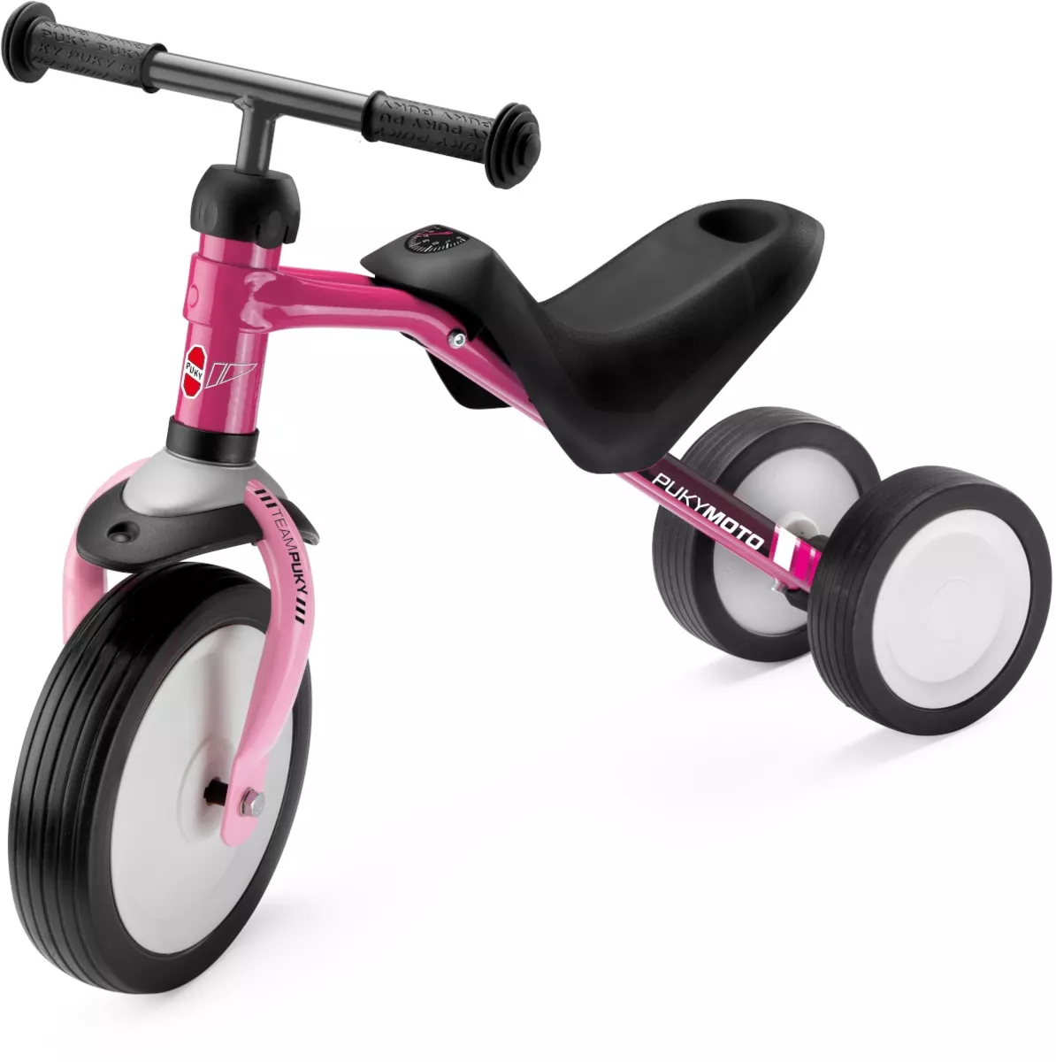 Children's tricycle with adjustable seat - PUKYMOTO in pink