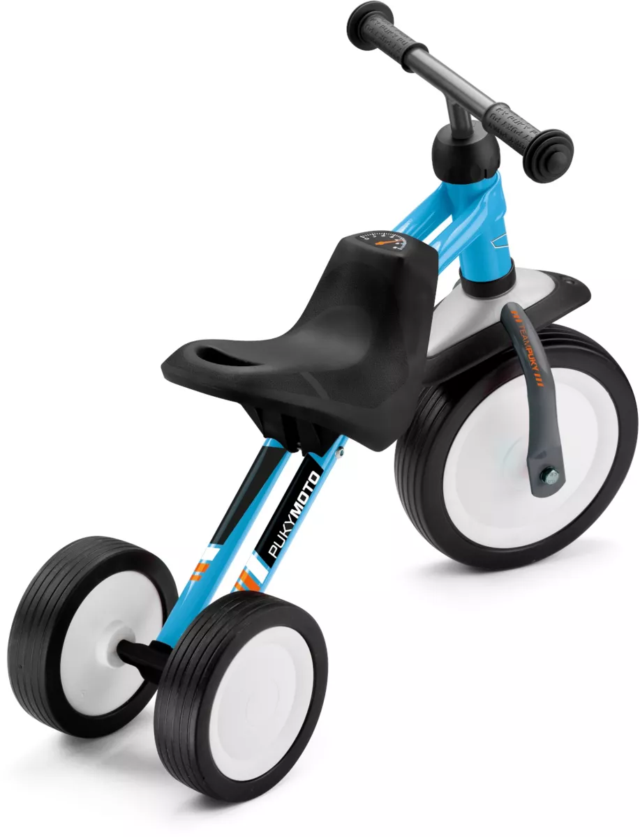 Триколка за деца с регулируема седалка - PUKYMOTO синя