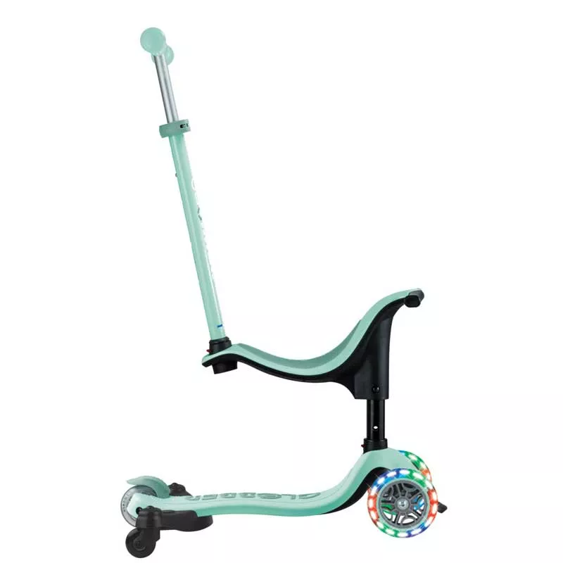 Scooter 4 in 1 GLOBBER GO UP SPORTY LIGHTS 360° - mint green