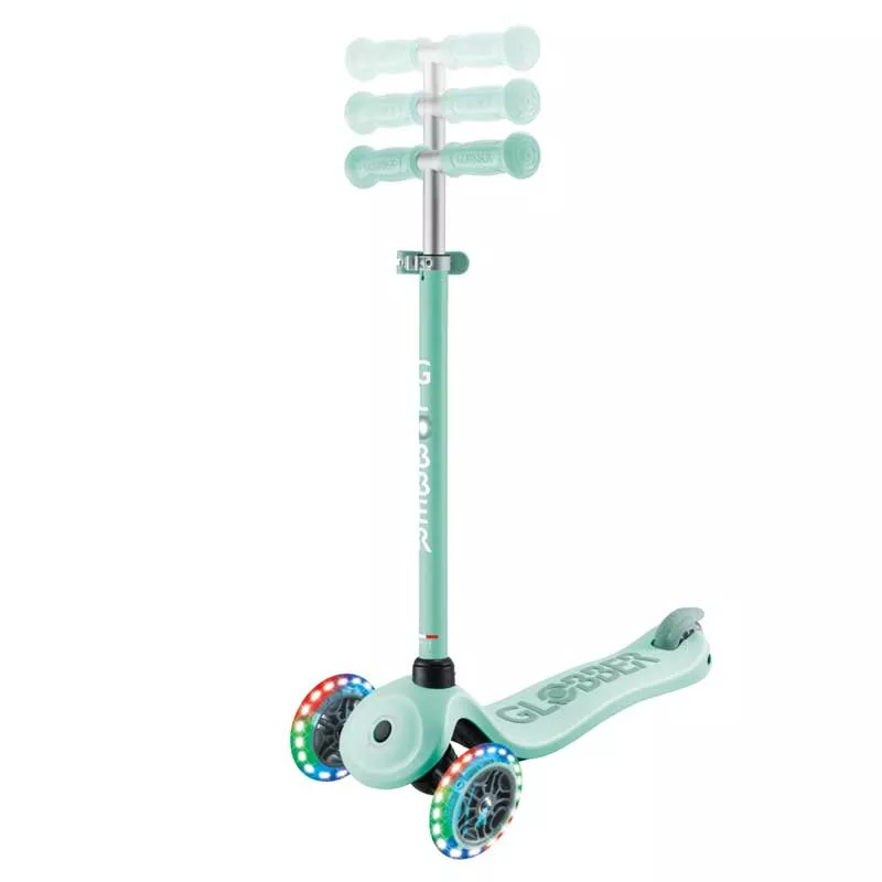 Scooter 4 in 1 GLOBBER GO UP SPORTY LIGHTS 360° - mint green