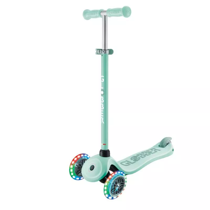 Scooter 4 in 1 GLOBBER GO UP SPORTY LIGHTS 360° - mint green