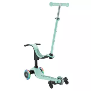 Scooter 4 in 1 GLOBBER GO UP SPORTY LIGHTS 360° - mint green