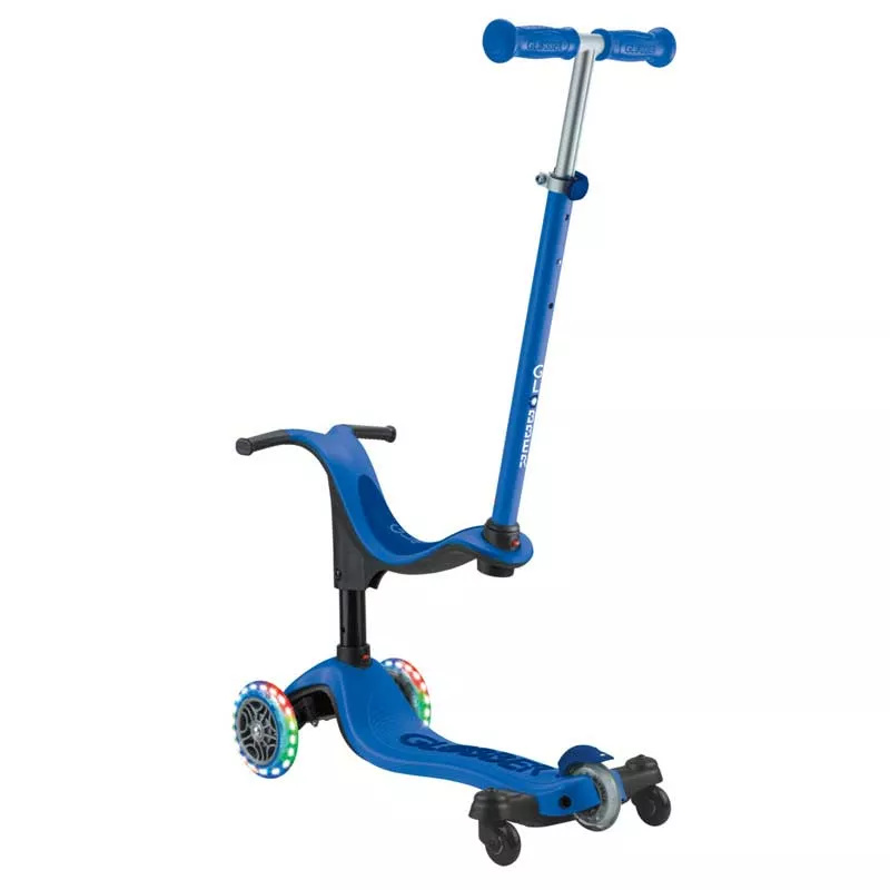 Scooter 4 in 1 GLOBBER GO UP SPORTY LIGHTS 360° - blue