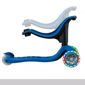 Scooter with seat 4 in 1 GLOBBER GO UP SPORTY LIGHT - dark blue