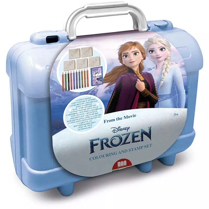 Creative kit "Frozen 2" with coloring accessories and 5 stamps
