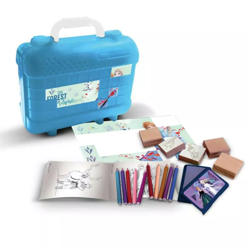 Creative kit "Frozen 2" with coloring accessories and 5 stamps