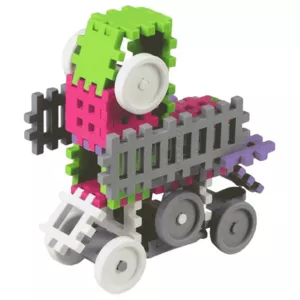 Waffle mini builder with 140 pieces, pink