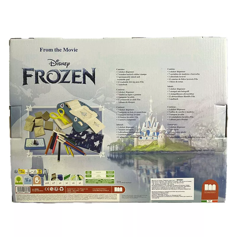 Creative set "Frozen 2" with sticker machine and accessories.
