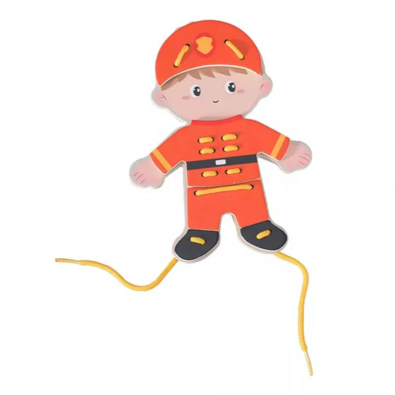 Funny children's stringing game - Choose a profession, for boys