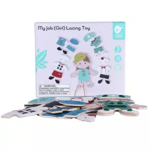 Fun children's threading game - Choose a profession, for girls