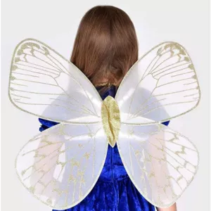 Golden fairy wings for girls, 60 cm