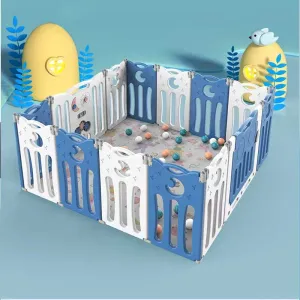 Бебешка ограда за безопасна игра, Синьо бухалче