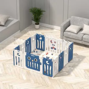 Бебешка ограда за безопасна игра, Синьо бухалче