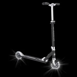 Aluminum children's scooter GLOBBER FLOW ELEMENT LIGHTS - black