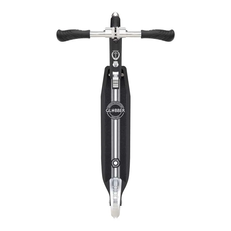 Aluminum children's scooter GLOBBER FLOW ELEMENT LIGHTS - black