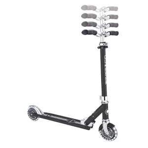 Aluminum children's scooter GLOBBER FLOW ELEMENT LIGHTS - black