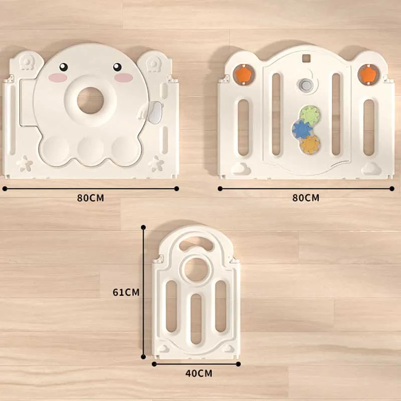 Бебешка ограда с баскетболен кош и табло с активности - Октопод