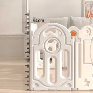 Бебешка ограда с баскетболен кош и табло с активности - Октопод