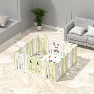 Бебешка ограда за безопасна игра, Зелено бухалче