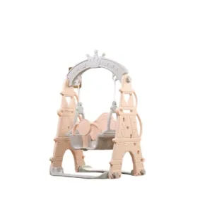 Бебешка пластмасова люлка със странични прегради, розова