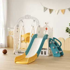 Детска пързалка с люлка 5 в 1, Castle