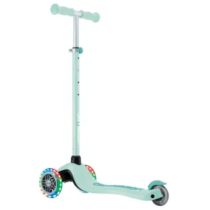 Children's scooter with 3 light-up wheels GLOBBER PRIMO PLUS LIGHTS, mint