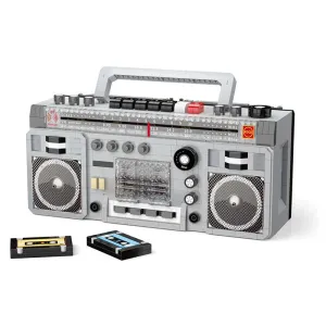 Детски конструктор Ретро касетофон - 1982 части
