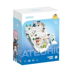 Детски конструктор Ски писта - 1543 части