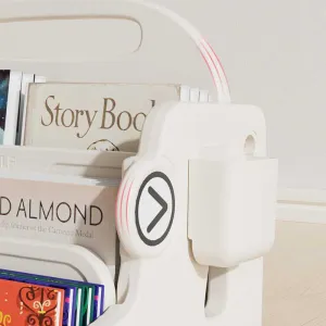 Детски подвижен органайзер с дъска за рисуване - Кафява кола