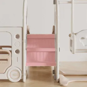 Детски център за игра 4 в 1, Автобус в кафяв цвят